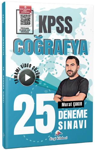 2026 KPSS Coğrafya Tamamı Video Çözümlü 25 Deneme Sınavı