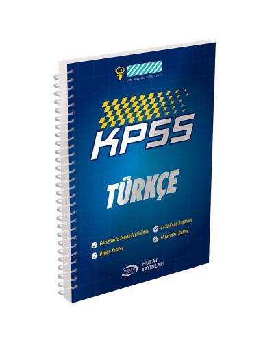 Murat Yayınları KPSS Türkçe Defteri