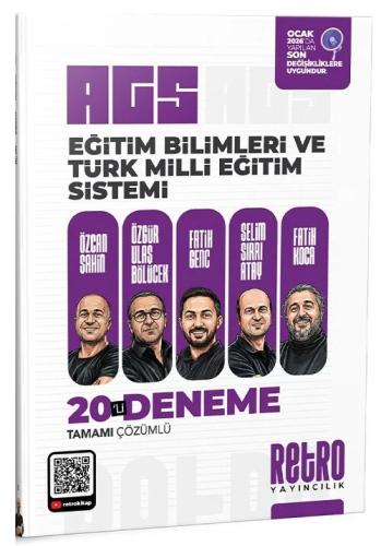 MEB AGS Eğitim Bilimleri ve Türk Milli Eğitim Sistemi 20 Deneme Çözümlü
