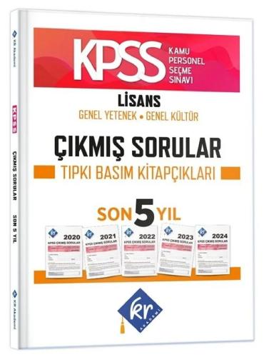 KR Akademi Yayınları 2025 AYT Çıkmış Sorular Son 5 Yıl Tıpkı Basım Fasikülleri