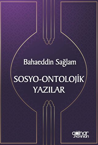 Sosyo Ontolojik Yazılar