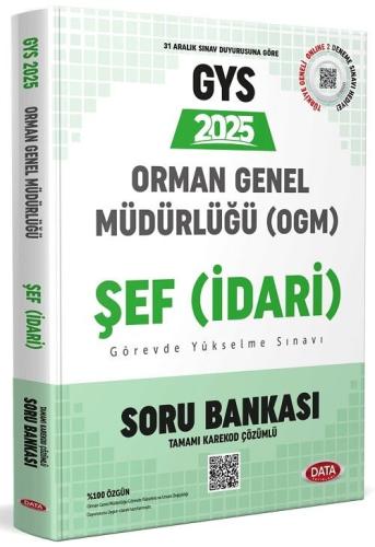 Data Yayınları 2025 GYS Orman Genel Müdürlüğü Şef İdari Konu Anlatımı