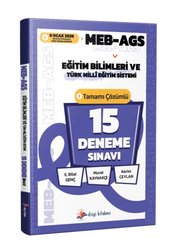 2026 MEB AGS Eğitim Bilimleri ve Türk Milli Eğitim Sistemi Tamamı Çözümlü 15 Deneme Sınavı