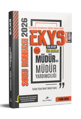 2026 MEB EKYS Müdür ve Müdür Yardımcılığı Soru Bankası