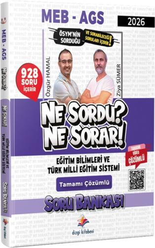 2026 MEB AGS Eğitim Bilimleri ve Türk Milli Eğitim Sistemi Ne Sordu Ne Sorar Tamamı Video Çözümlü Soru Bankası