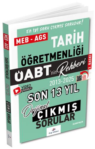 2026 MEB AGS ÖABT Tarih Öabt nin Rehberi Konularına Göre Tasnif Edilmiş Son 13 Yıl Orijinal Video Çözümlü Çıkmış Sınav Soruları