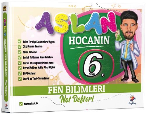 6 Sınıf Fen Bilimleri Aslan Hocanın Ders Notu Mahmut Aslan 15 İndirim