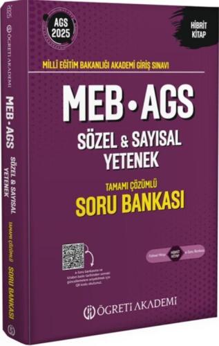 MEB 2025 AGS SÖZEL SAYISAL YETENEK ÇÖZÜMLÜ SORU BANKASI ÖĞRETİ