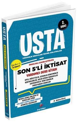 KPSS Kaymakamlık Hakimlik ve Uzmanlık Sınavları Son 5 li İktisat USTA Yardımcı Ders Kitabı