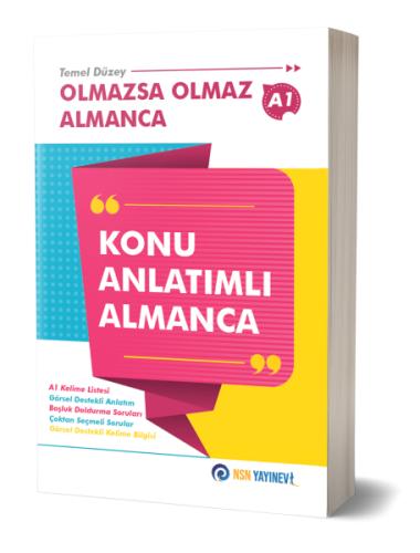 Olmazsa Olmaz Almanca Konu Anlatımlı Almanca