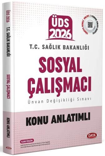 2026 GYS Sağlık Bakanlığı ÜDS Sosyal Çalışmacı Konu Anlatımlı Data Yayınları