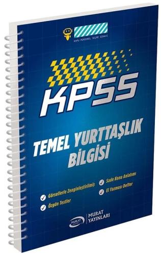 Murat Yayınları KPSS Temel Yurttaşlık Bilgisi Vatandaşlık Defteri