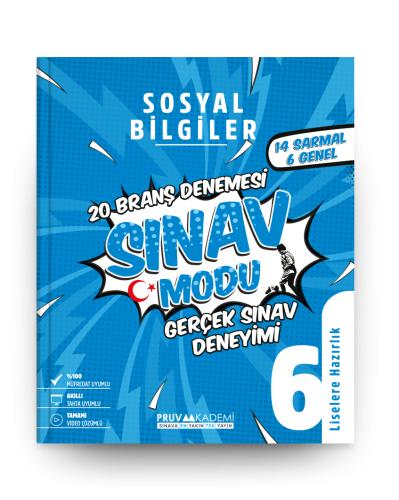 Pruva Akademi 5 Sınıf Sosyal Bilgiler Soru Bankası