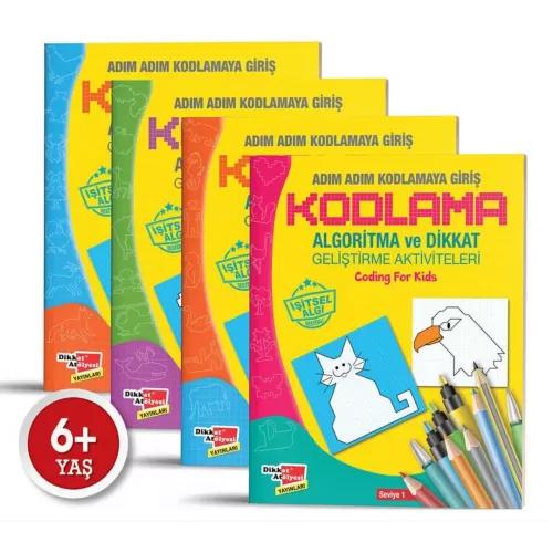Algoritma Temelli Adım Adım Kodlama 4 lü Set