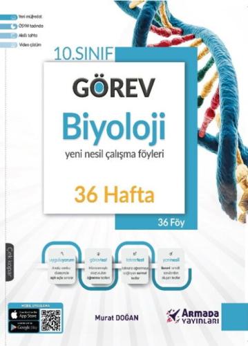 10 Sınıf Görev Biyoloji 36 Hafta Yeni Nesil Çalışma Föyleri