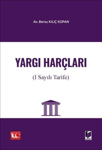 Yargı Harçları 1 sayılı Tarife