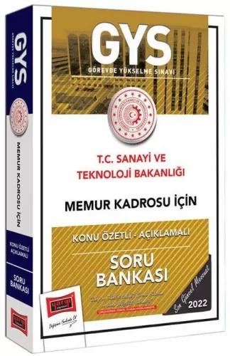 Yargı Yayınları T C Sanayi ve Teknoloji Bakanlığı Memur Kadrosu İçin Konu Özetli Açıklamalı Soru Bankası