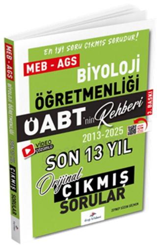 2026 MEB AGS ÖABT Biyoloji ÖABT nin Rehberi Konularına Göre Tasnif Edilmiş Son 13 Yıl Orijinal Video Çözümlü Çıkmış Sınav Soruları