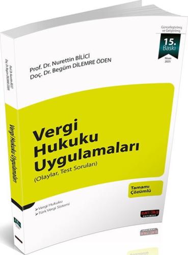 Savaş Yayınları Vergi Hukuku Uygulamaları 15 Baskı