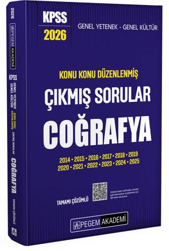 2026 KPSS Genel Yetenek Genel Kültür Konu Konu Düzenlenmiş Tamamı Çözümlü Çıkmış Sorular COĞRAFYA