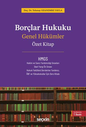 Borçlar Hukuku Genel Hükümler Özet Kitap