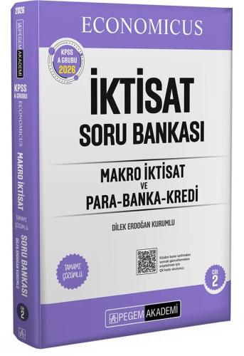 2026 KPSS A Grubu Economicus Makro İktisat ve Para Banka Kredi Tamamı Çözümlü Soru Bankası cilt 2