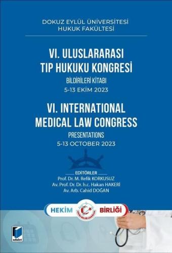 VI Uluslararası Tıp Hukuku Kongresi