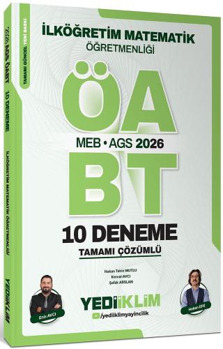2026 MEB AGS ÖABT Ortaöğretim Matematik Öğretmenliği Tamamı Çözümlü 10 Deneme
