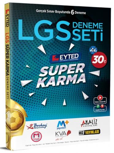 KELEPİR EYTED Yayınları 8 Sınıf LGS Süper Karma 6 Deneme