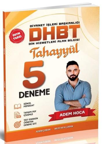 DHBT 5 Deneme Çözümlü Tahayyül Yayınları