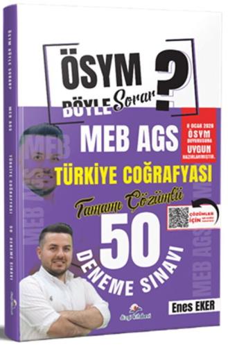 ÖSYM Böyle Sorar 2026 MEB AGS Türkiye Coğrafyası Tamamı PDF Çözümlü 50 Deneme Sınavı