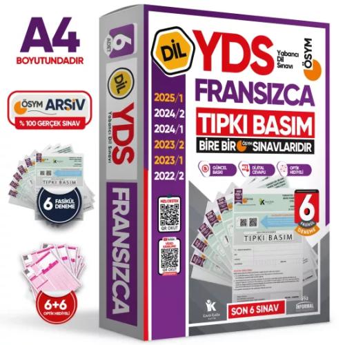 İnformal Yayınları 2025 YKS YDT Fransızca ÖSYM Çıkmış Soru Tıpkı Basım Deneme Paketi 7li Türkiye Geneli