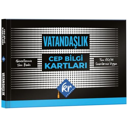KR Akademi KPSS Tüm Sınavlar İçin Vatandaşlık Cep Bilgi Kartları