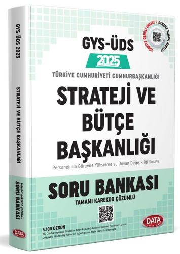 Data Yayınları 2025 GYS ÜDS T C Cumhurbaşkanlığı Strateji ve Bütçe Başkanlığı Tüm Kadrolar Konu Anlatımı