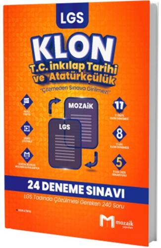 Mozaik Yayınları 8 Sınıf LGS T C İnkılap Tarihi ve Atatürkçülük Klon 24 Deneme