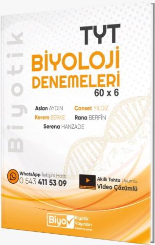 Biyotik Yayınları AYT Biyoloji Biyotik 30 x 13 Denemeleri