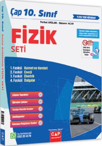 Çap Yayınları 10 Sınıf Fizik Seti