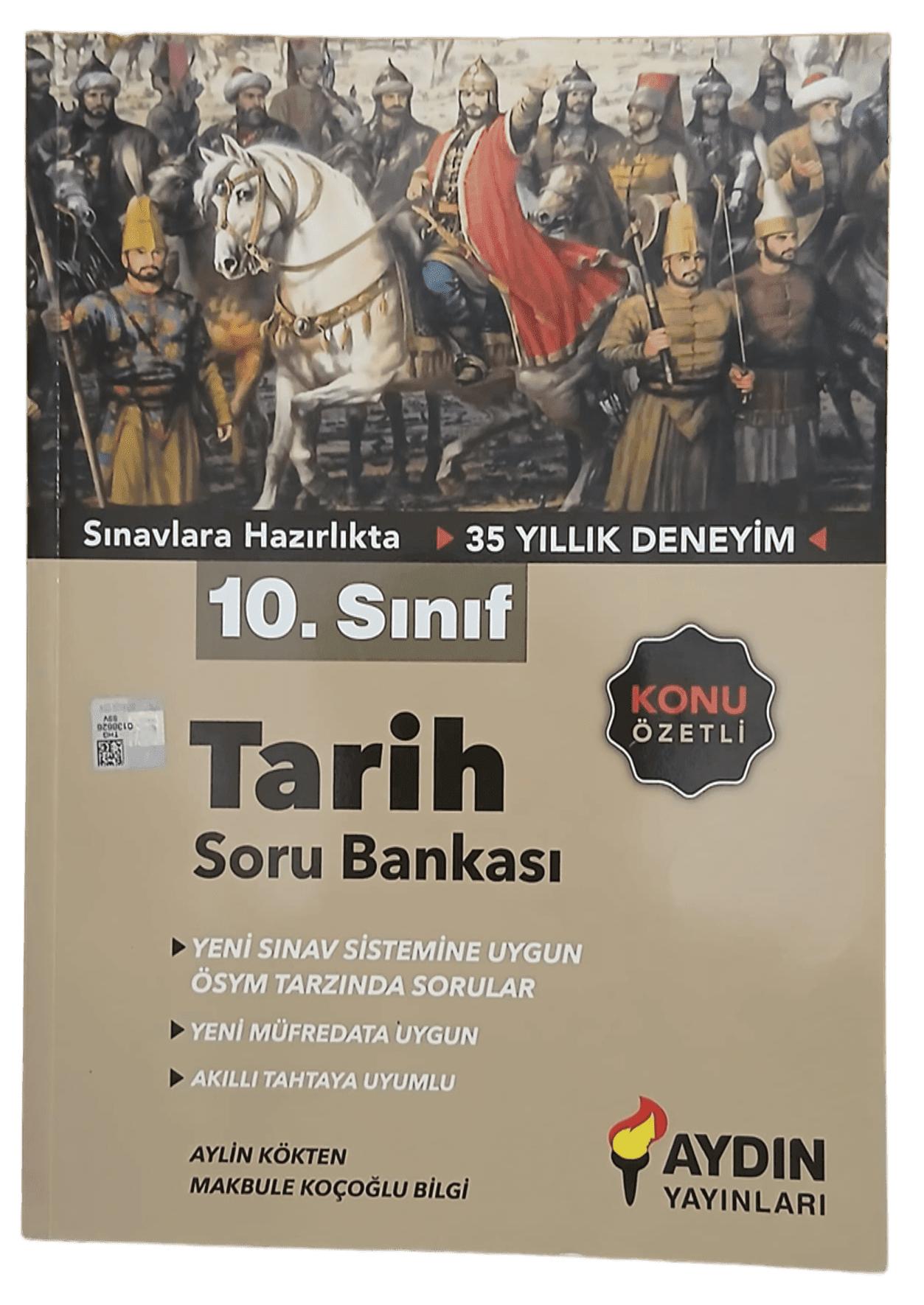 Aydın Yayınları 10 Sınıf Tarih Soru Bankası