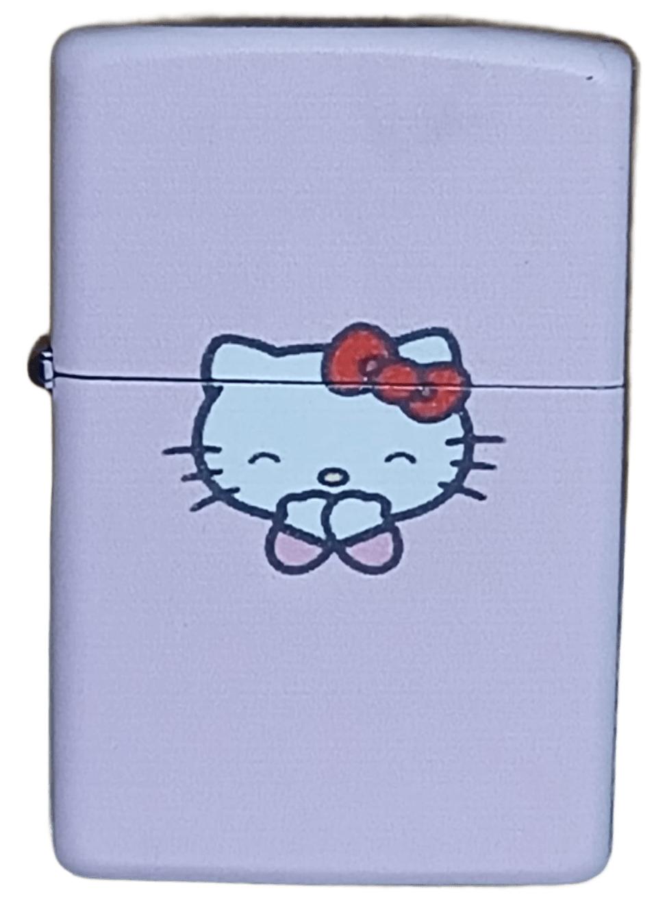 Hello Kitty Model 4 Zippo Tarzı Benzinli Çakmak Siyah