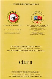 Üçüncü Uluslararası Atatürk Sempozyumu II Third International Symposiım on Atatürk II