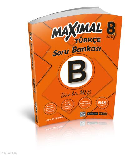 Artı Zeka 5 Sınıf Maximal Türkçe Bire Bir MEB Soru Bankası
