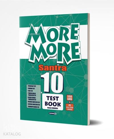 NEW More More English 10 Santra Test Book