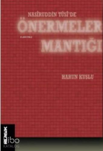 Nasiruddin Tüsi de Önermeler Mantığı