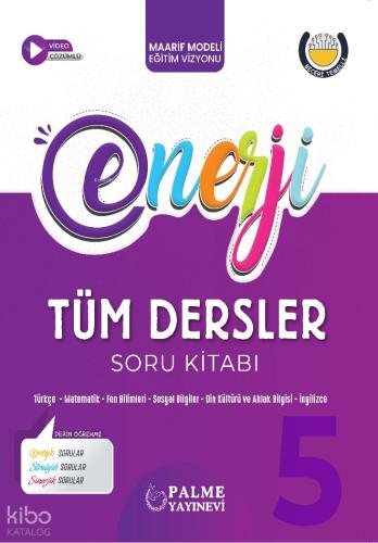5 Sınıf Enerji Tüm Dersler Soru Kitabı