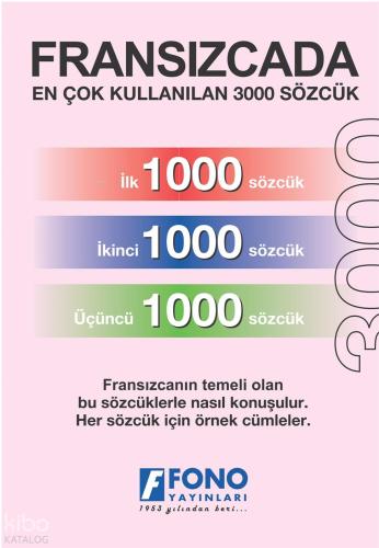 FRANSIZCADA EN ÇOK KULLANILAN 3000 SÖZCÜK FONO
