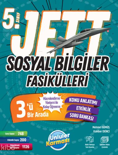6 SINIF JETT SOSYAL BİLGİLER FASİKÜLLERİ GÜNCEL BASKI ÜNLÜLER KARMASI