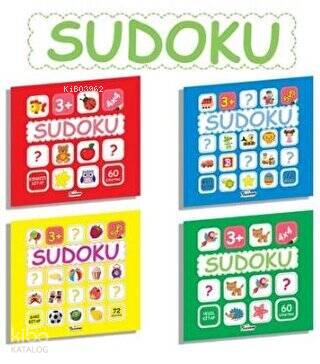 Çocuklar İçin Sudoku Seti 4 Kitap Takım