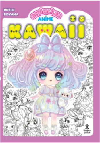 Kawaii Anime Mutlu Boyama 1 Mor