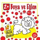 Boya ve Eğlen Kırmızı Kitap 32 Adet Çıkartma