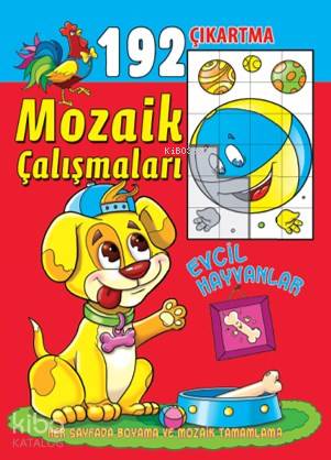 Mozaik Çalışmaları 192 Çıkartma Evcil Hayvanlar